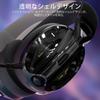 ATTACK SHARK L60 Wireless Gaming Headphones Battery 40mm 3D Surround Noise Removable Transparent Compatible with and Technical Standards Certification