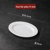 Moluona Melamine Oval Serving Platter