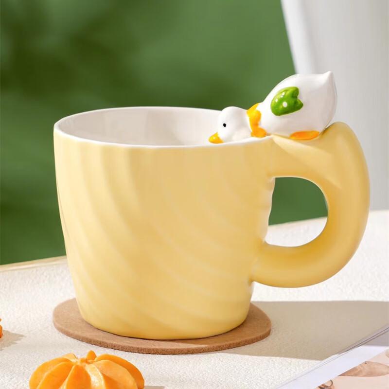 Cute Cat Ceramic Couple Mug