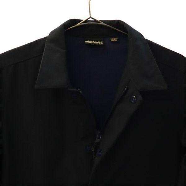 WILDTHINGS Stainless collar coat M Navy Men's Used
