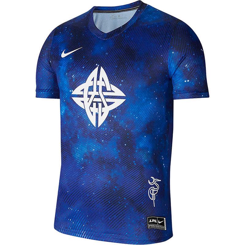 

Новая мужская футболка Nike x LPL бирюзово-синяя DD9497-450 M