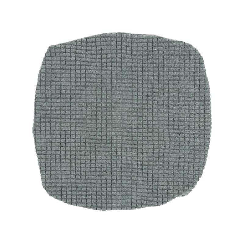 1pc Classic Stretch Square Vanity Stool Cover Non-Slip Dining Chair Seat Protector Blend Machine Washable For Wedding Party Bar Hotel