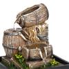 Tischbrunnen für den Innenbereich, Elegant mit pumpeplätscherndem Ornament, Kreativer Wasserbrunnen für Tischbar