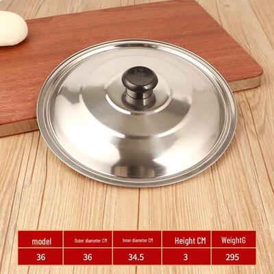 Verdickter Edelstahl-Wokdeckel