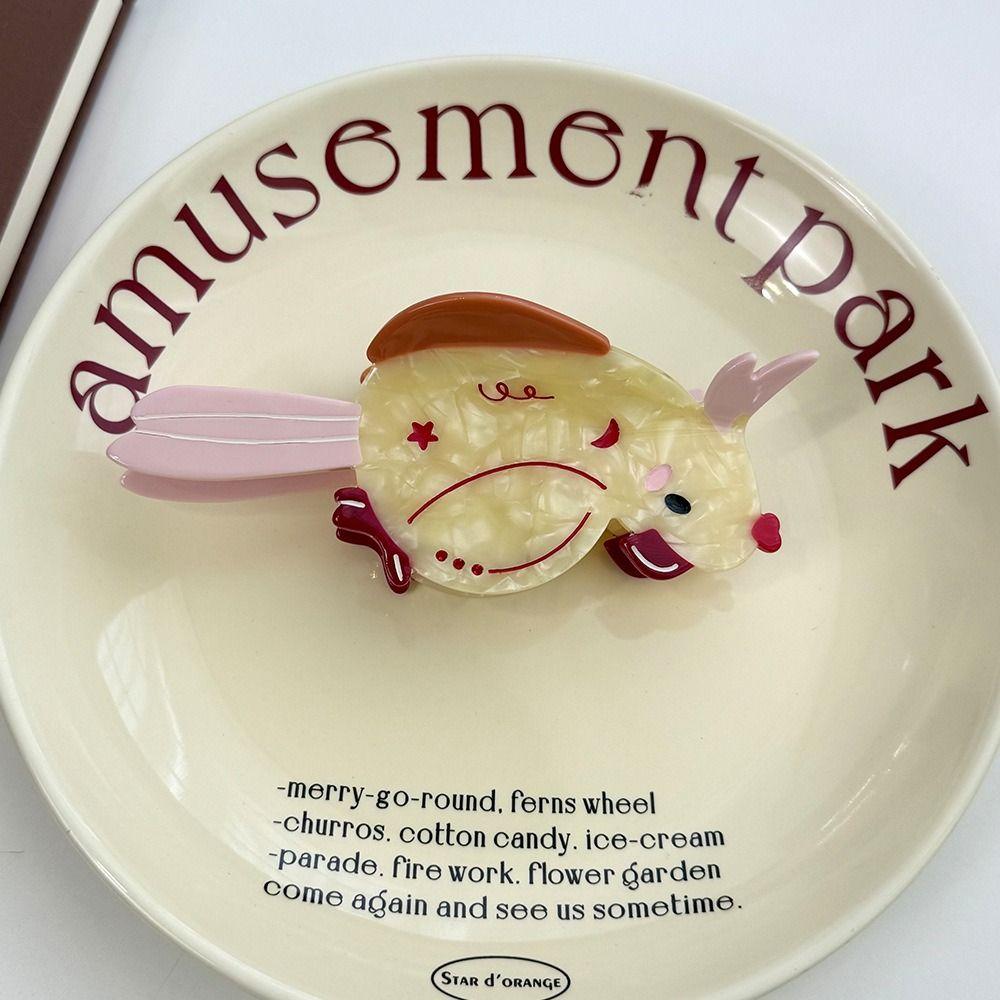 Creative Acetic Acid Hair Claw Parrot Bird Hair Claw Fashion Cartoon Animal Shark Clip Daily