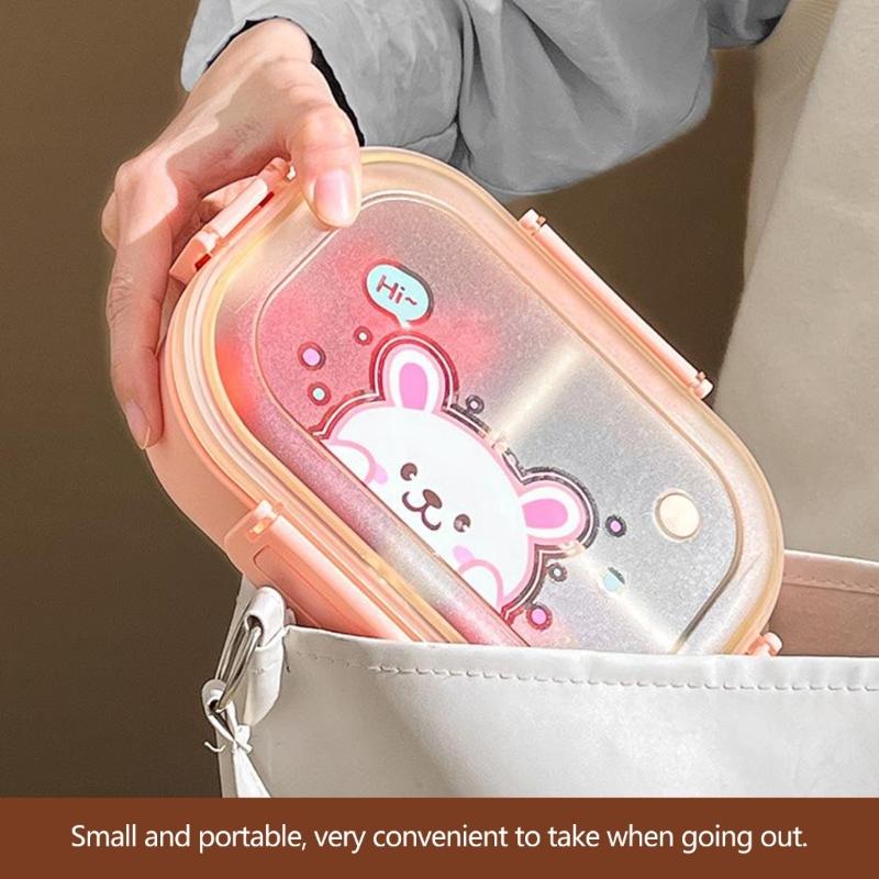Stackable Bentos Box With Removable Inserts Multi Compartment Food Storage Container For Outdoor Activity