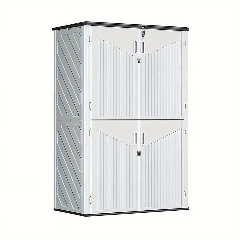 Outdoor HDPE Garden Storage Cabinet for Tools and Sundries