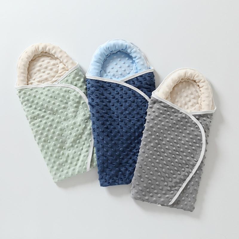Soft Newborn Baby Sleeping Bag Baby Swaddles Wrap Receiving Blanket Comfortable Bedding Crib Envelope Infant Sleepsack