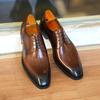 Big Size 38-48 Handcrafted Mens Oxford Shoes Black Brown PU Leather Square Toe Dress Shoes Classic Business Formal Man Shoes2024