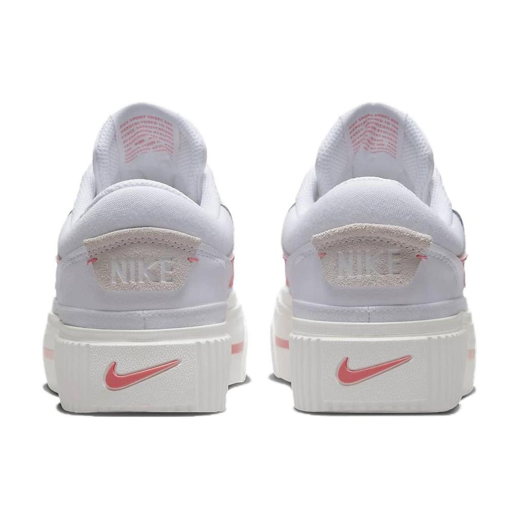 Nike Court Legacy Lift Białe Koralowe Damskie Sneakersy Summit-White Coral-Chalk DM7590-102
