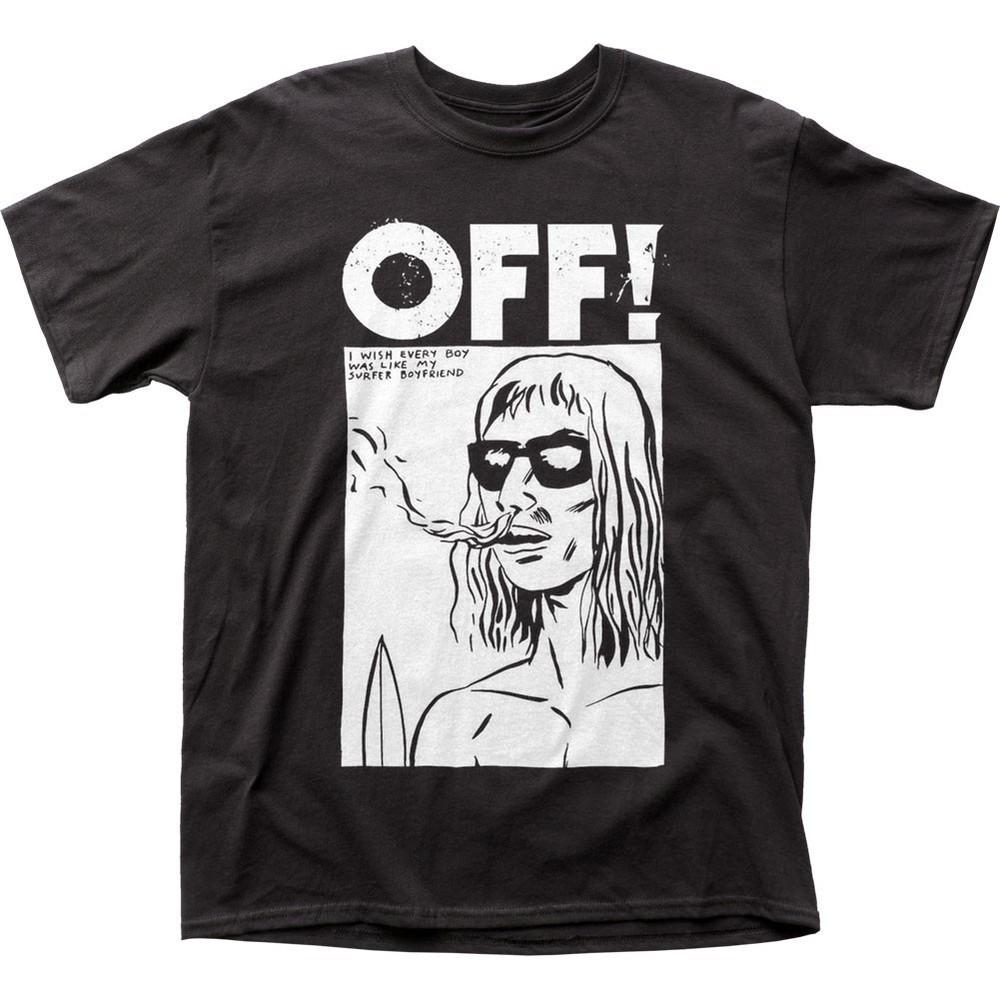 OFF Boyfriend Mens T Shirt Music Classic Rock N Roll Band Tee New Black Unisex T-Shirt