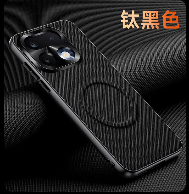 For Realme 16 Pro Plus Case Fashion Magnetic For MagSafe Matte Fine Grain PU Leather Silicone Phone Cover Metal Lens Frame Shell