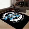 Fc Crest Design Printed Office Carpet Chair Cushion  Entryway Rug, Rugs for Living Room, Bedroom Christmas gifts