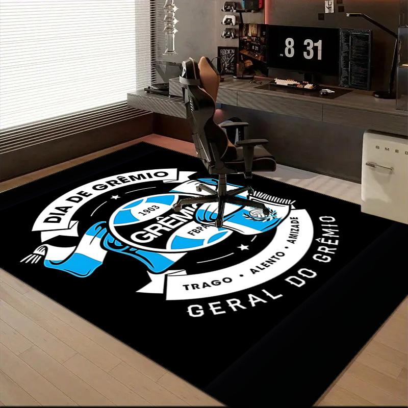 Fc Crest Design Printed Office Carpet Chair Cushion  Entryway Rug, Rugs for Living Room, Bedroom Christmas gifts