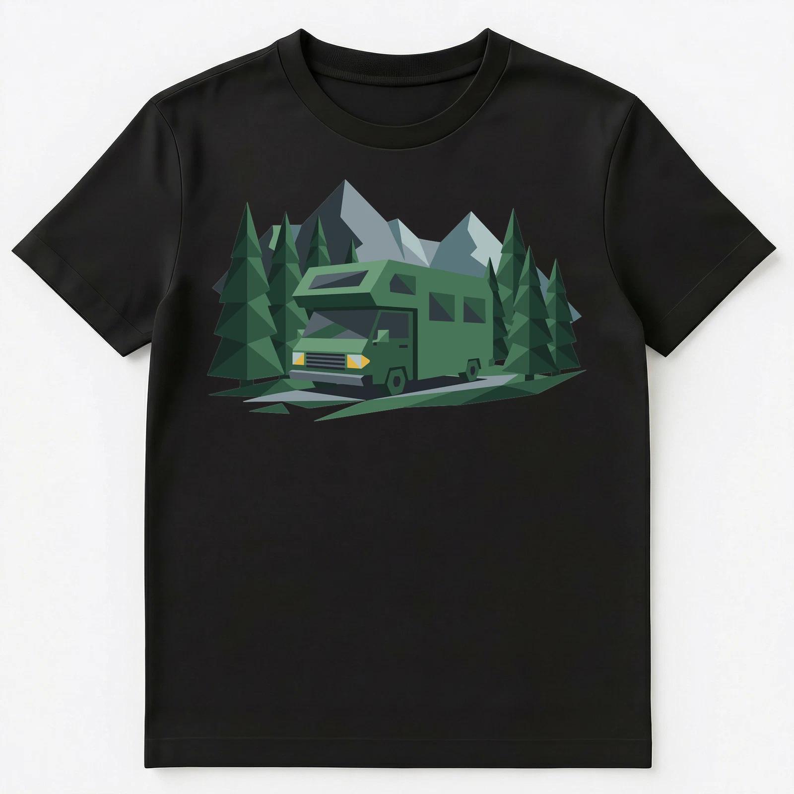 

Rver Mountain Forest Rv Camping Unisex T-Shirt 3XL