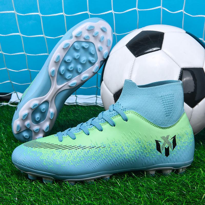 Training European Cup Nailed Sneakers 2025 Football Shoes Male Students Grass Spike Competition Lightweight and Cheap