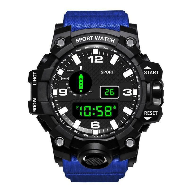 Student electronic watch, multi-functional men's outdoor sports waterproof children's electronic watch
