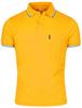 BCPOLO Men's Dri-Fit Solid Athletic Short Sleeve Polo Shirt in Various Colors - Yellow-S