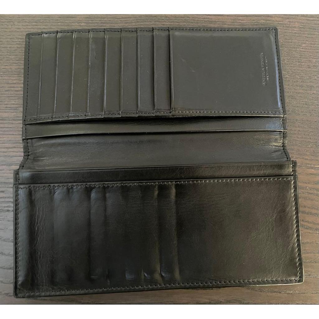 Used Bottega Veneta Intrecciato Long Wallet