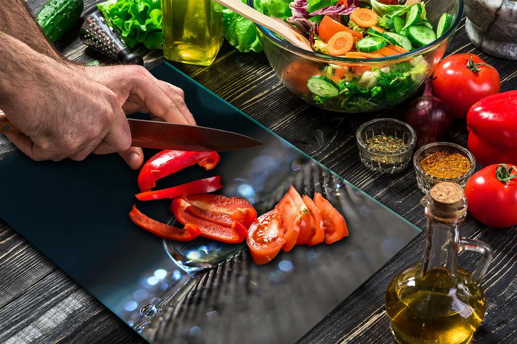 GLASS PLATE BOARD PANEL TABLETOP 40x52 DROP