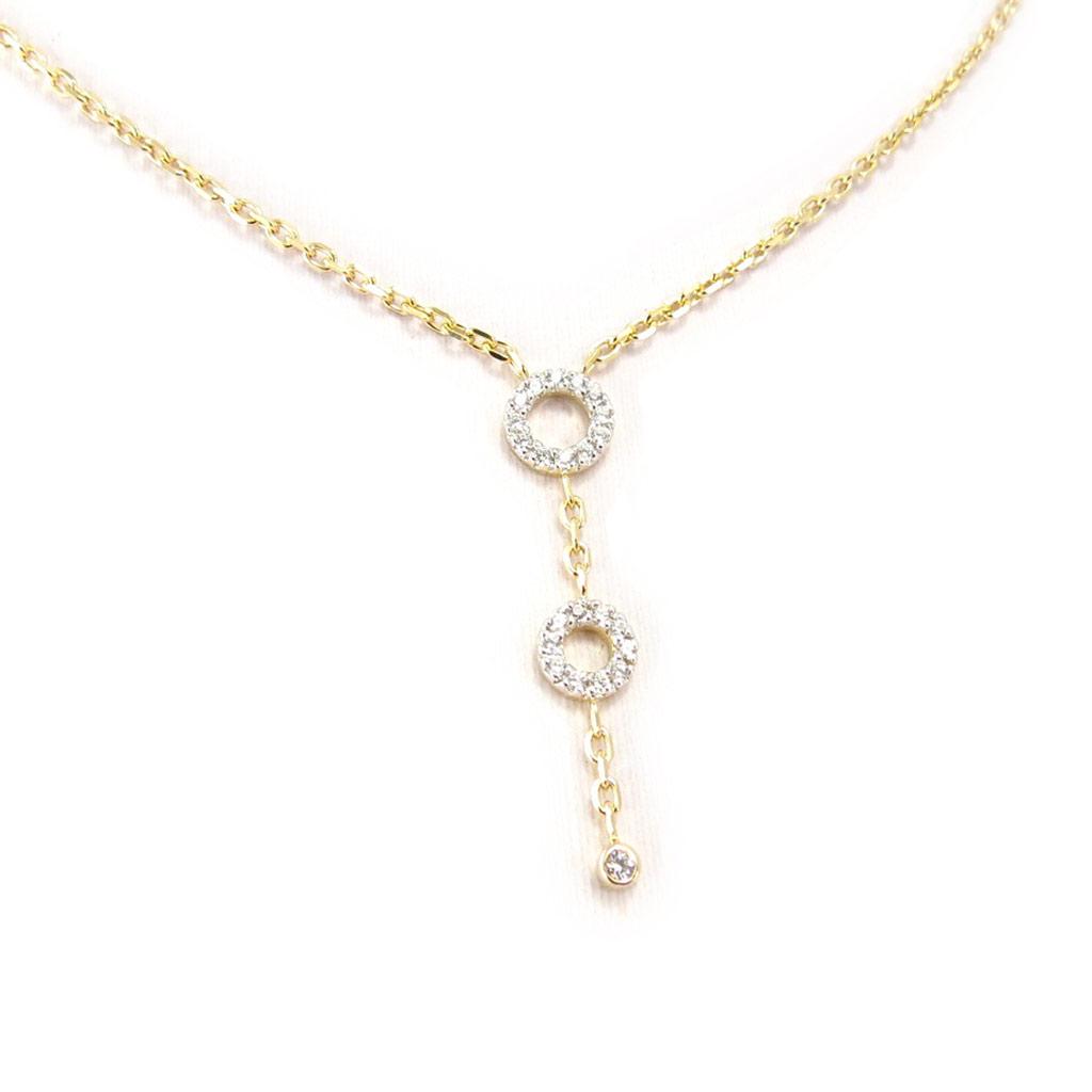 Altesse [K4720] - White 'Goddess' Gold Plated Necklace