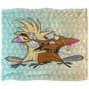 The Angry Beavers Silky Supersoft Blanket