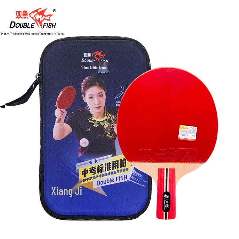 Double Fish 2-Star Penhold Table Tennis Racket for Beginners