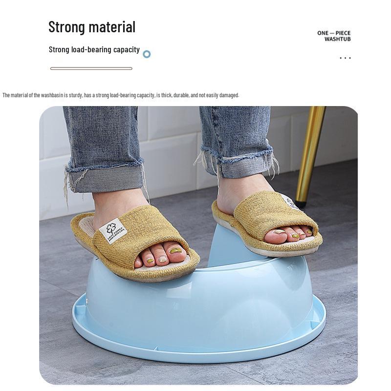 New Arrival: Large Multi-Function Plastic Laundry Basin with Built-In Washboard