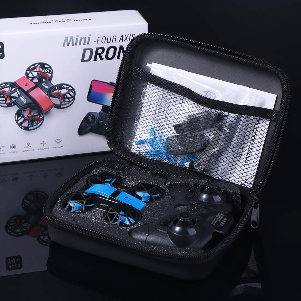 Rechargeable Mini Remote Control Aircraft with Light Quadcopter Plane Toy Home Decor