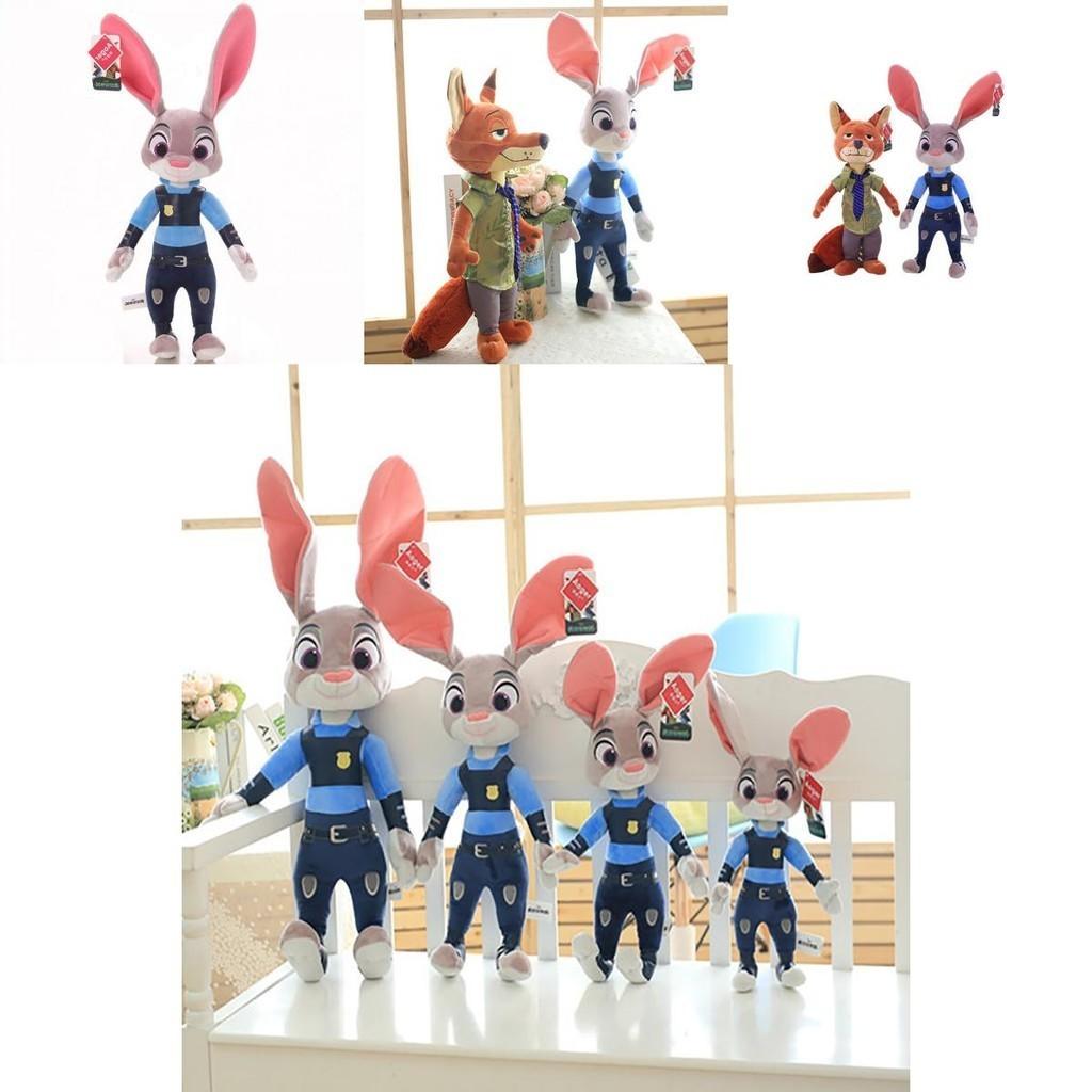 Zootopia/zootropolis Judy Hopps And Nick Wilde Plush Toy Ideal Kids Gift For Fans