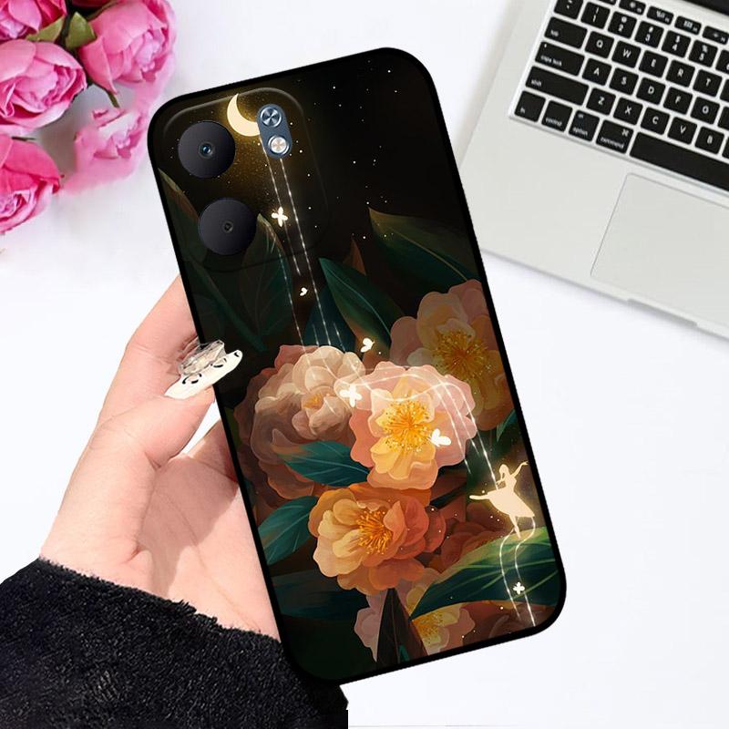 Для OPPO A5X 4G 5G A5 X Чохол Модний Милий Ударостійкий Силіконовий М'яка Задня Кришка Чохли для Телефону Для OPPOA5X CPH2725 TPU Coque Capa