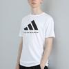 Adidas Logo Print Sports Knit Casual Breathable Round Neck Short Sleeve T-Shirt Unisex T-Shirts White Black ADICLTS24TKP-WB