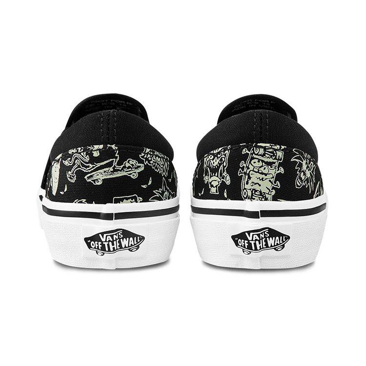 Vans Slip on Canvas Low top Kids' Skateboarding Shoes Black Children Aged 3 7 Years Old VN0A4BUT2JN