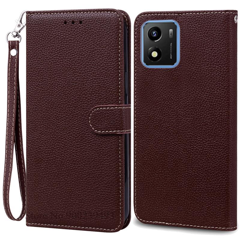 Für Vivo Y01 Hülle Vivo Y15A Y15S Leder Brieftasche Flip Cover Handyhülle Für Vivo Y01 Y 01 V2166 V2120 V2147 V2134 Hülle Fundas