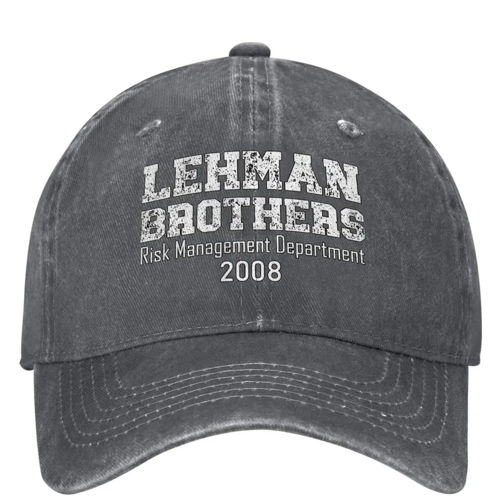 2026 Lehman Brothers Casual Baseball Cap Spring Risk Management Department 2008 Trucker Hat Sun Visor Outdoor Sports Hip Hop Hat