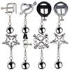 Stainless Metal Adjustable Nipple Clips Breast Clamps Sex Toys for Women Couple SM Body Rings Non-Piercing Valentine's Day Gifts