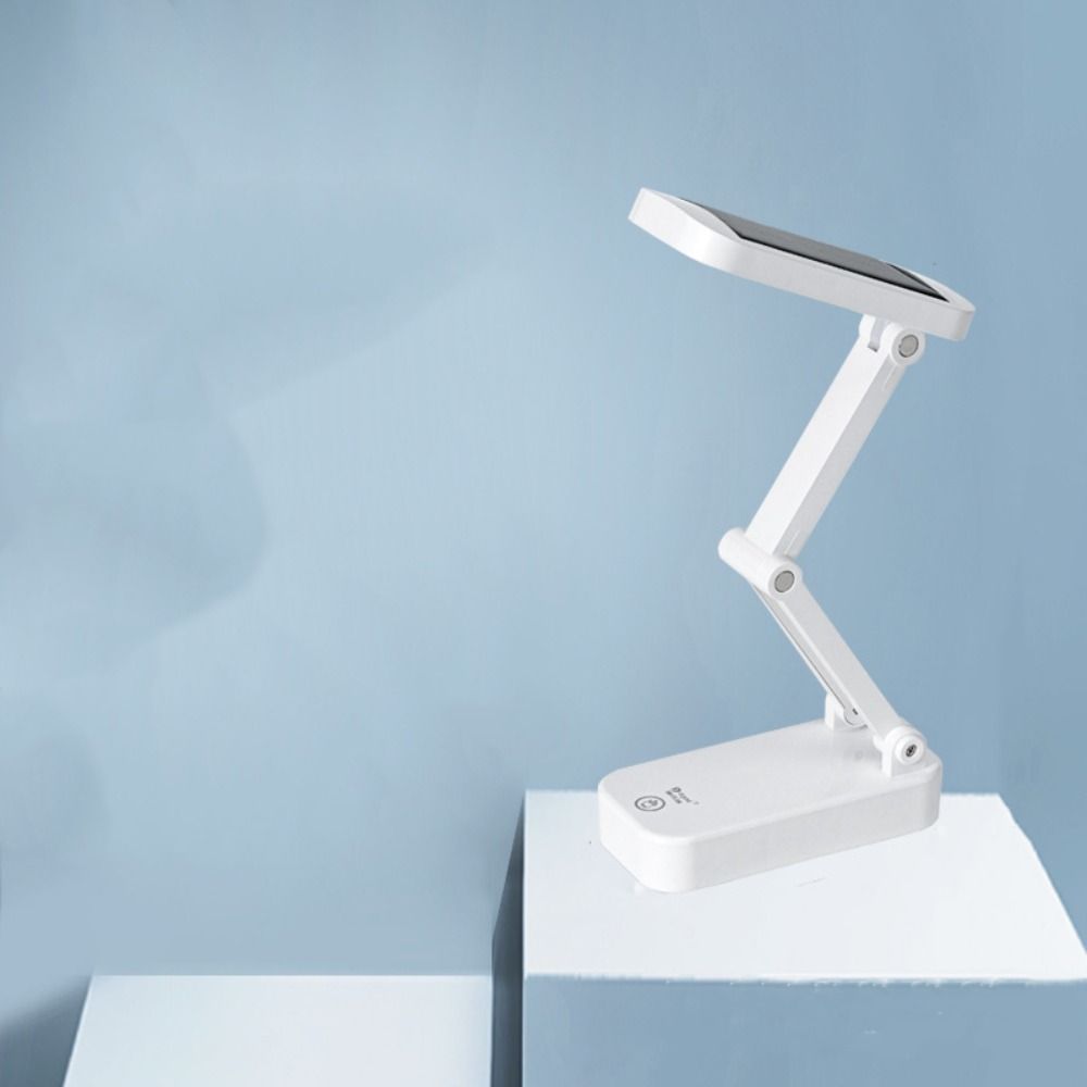 USB Charging Reading Light Dimmable Table Lamp Solar Powered Desk Lamp  Bedroom Bedside