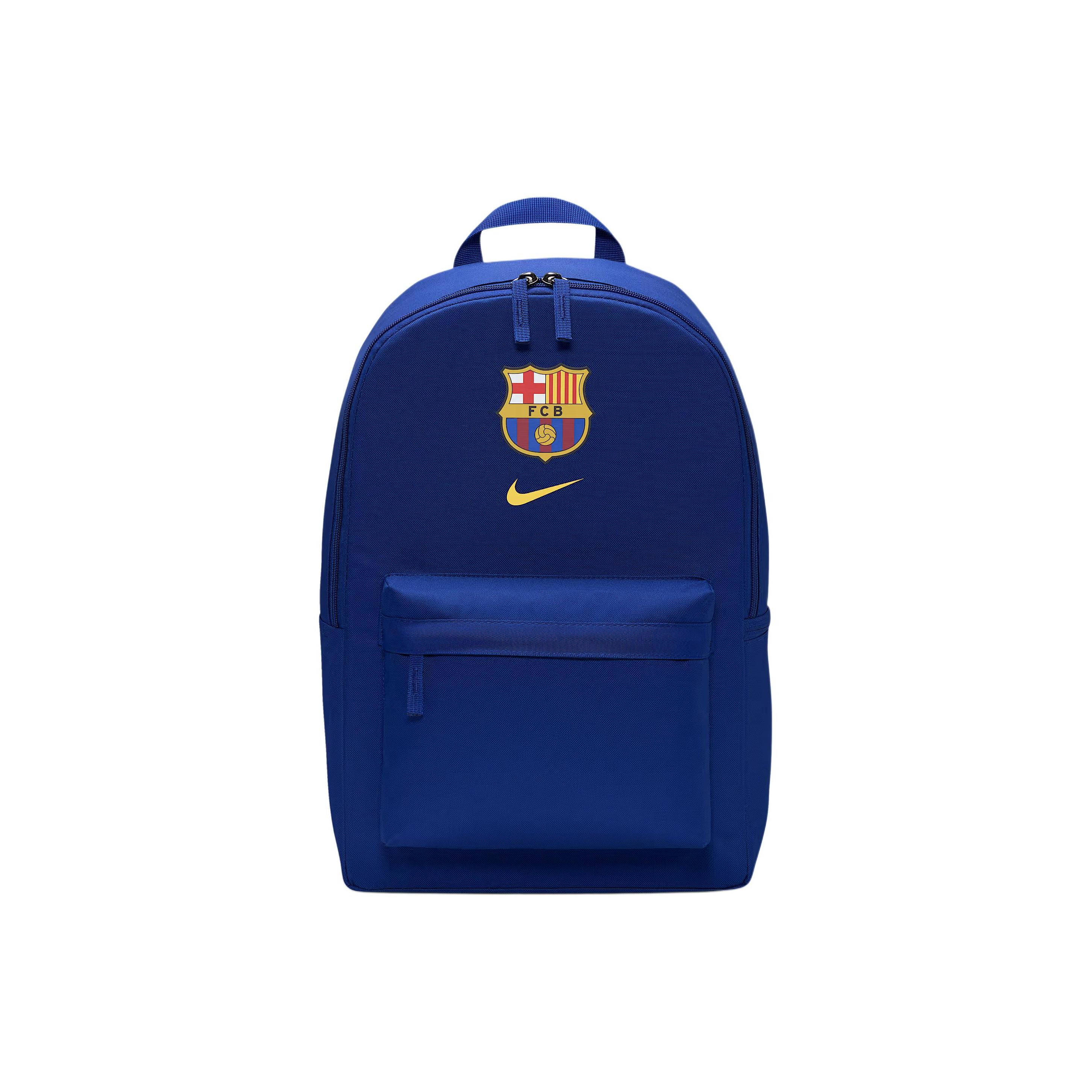 Nike Heritage Solid Pattern Design Polyester Backpack Unisex Backpack Royal-Blue HV3353-400 Royal Blue