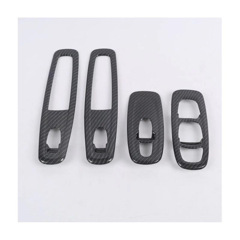 Car Body Door Window Glass Inner Panel Armrest Lift Switch Button Trim Frame Molding For Renault Kadjar 2016 2017 2018