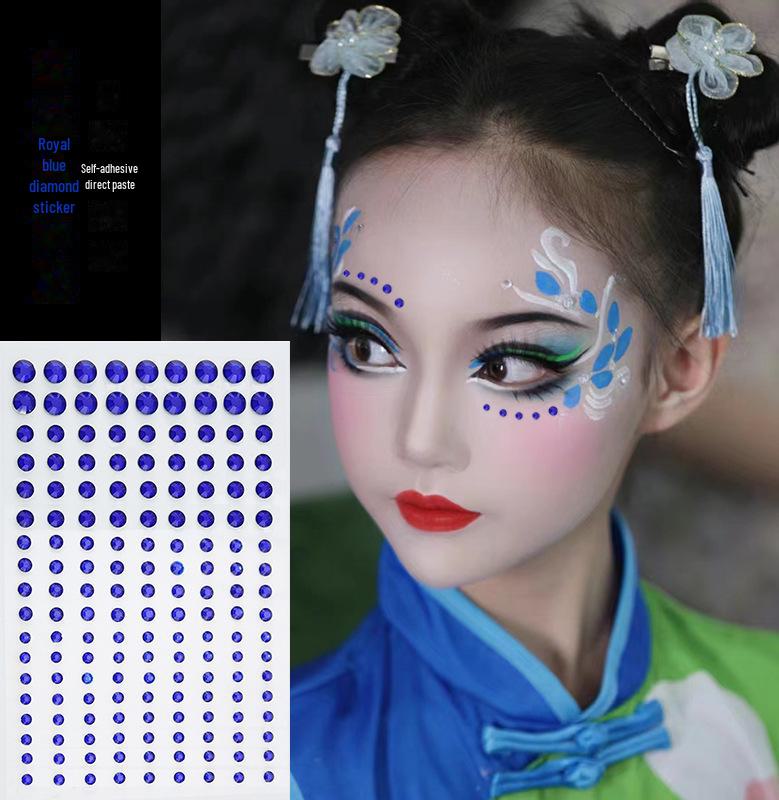 

Украшения для лица из жемчуга и страз: Трансграничные наклейки с каплями воды и бриллиантами для украшения глаз и макияжа