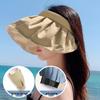 HANDUNYOU Women's Adjustable Foldable Sun Hat