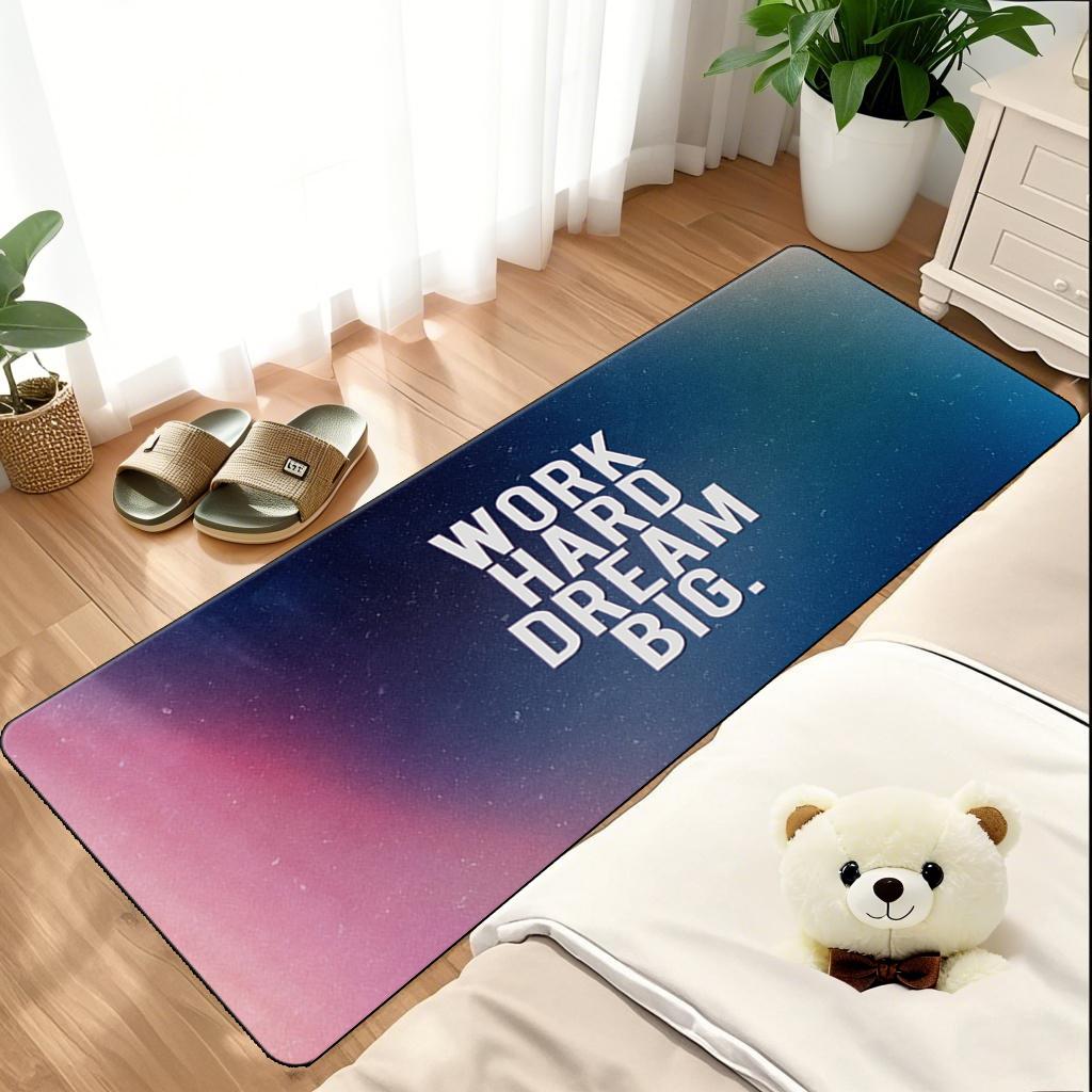 Successful Motivational Mats, Daily Encouragement, Success Carpets, Bedroom and Living Room Decorations, Daily Inspiration
