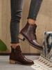 Fashion Women Autumn Boots Cowhide Ankle Boots  Winter Retro Casual Genuine Leather Mother Boots Fur Keep Warm