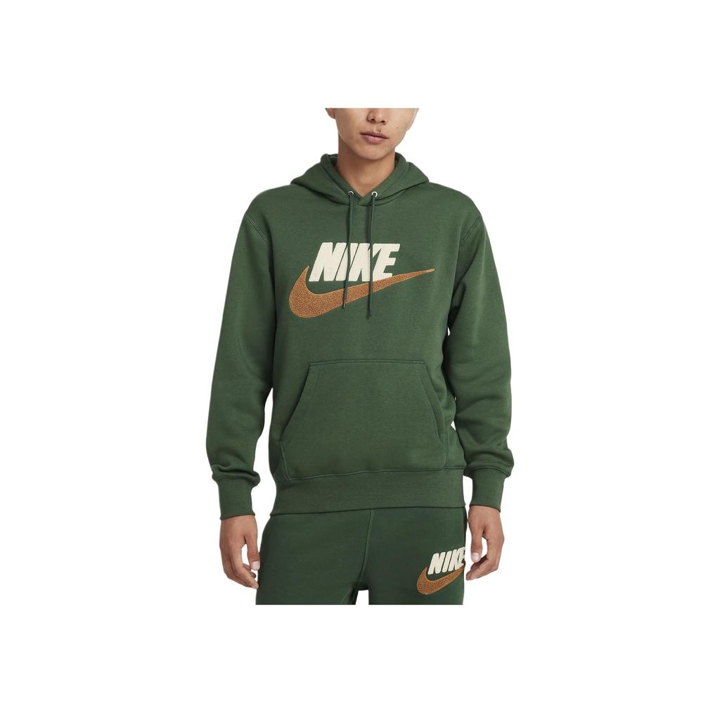 Nike Club Comfortable Pullover Hoodie Men hoodies Green FN3105-323
