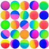 Fun High Bounce Toy Balls Kids Gift Party Favor Decoration Kids Bouncing Ball Pattern  Two-Color Bounce Ball Birthday Gift
