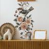 Retro Blumen und Vögel Schlafzimmer Wohnzimmer Eingangshalle Zuhause Hintergrund Verschönerung Wandaufkleber