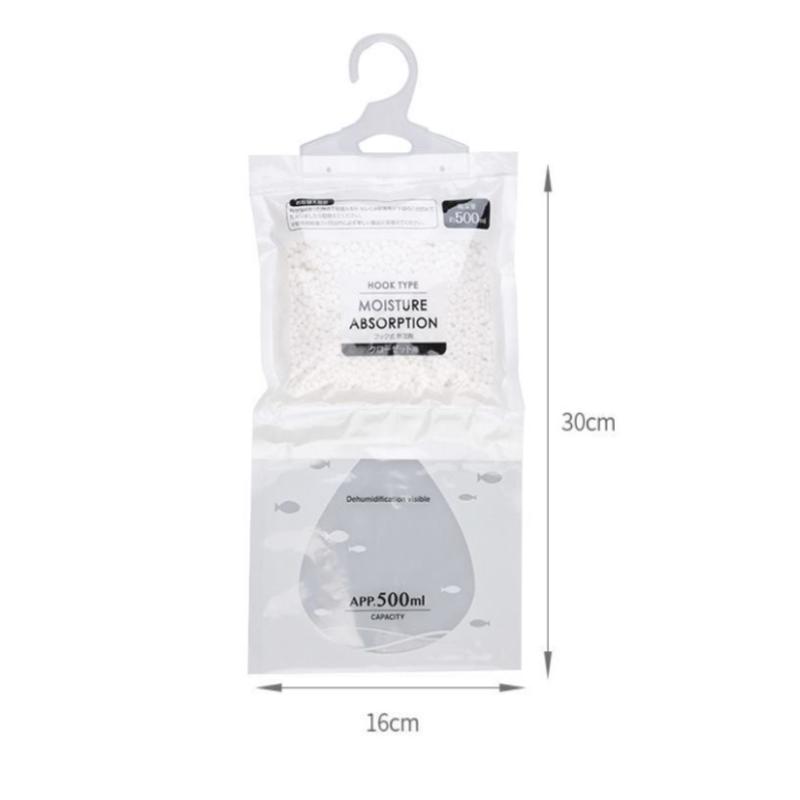50G 5/10Pcs Moisture Absorber Hanging Drying Clothes Dehumidifier Wardrobe Dehumidifier Dry Bag Desiccant Moisture Absorption