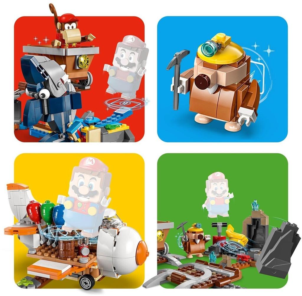 LEGO конструктор Super Mario – Лоренритт Дидди Конга: набор расширения (71425)