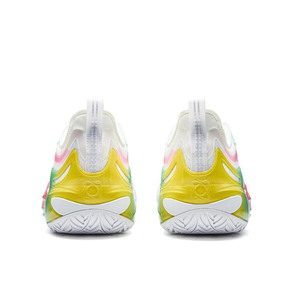 Anta Shunxi 4 Spectrum Professional Basketball Shoes Lightweight Breathable Cushioning Non-Slip Low-Top Men sneaker White 912631110-5