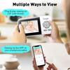 Video Baby Monitor,WiFi Baby Camera,2.8" Display and App Control,2 Way Talk,Auto Night Vision,Feeding Remind,Home Use